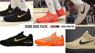 NIKE KOBE 2025 NBA2K25 SHOE CREATOR PACK [upl. by Ytiak]