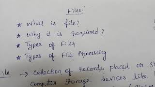 Files in C Programming [upl. by Venetis]