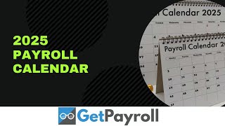 Never Miss a Deadline Again Grab Your FREE 2025 Payroll Calendar [upl. by Airretal]