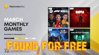 Found for Free  PS Plus essential March 2024 [upl. by Acul]