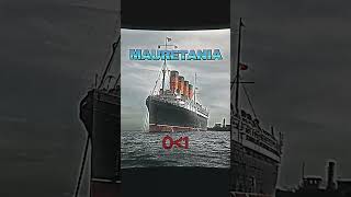 RMS Lusitania vs RMS Mauretania Remake edit ship lusitania mauretania [upl. by Swee324]