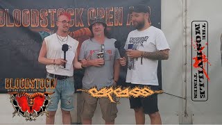 Bloodstock 2024 Interview Carcass [upl. by Keavy]