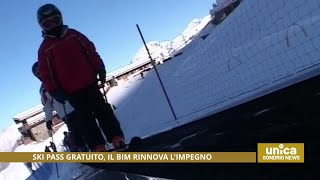 Ski pass gratuito il Bim rinnova limpegno [upl. by Fagaly640]