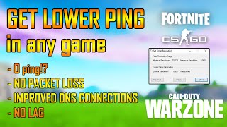 Lower ping and Fix Packet Loss in Fortnite  Network Optimization Tips [upl. by Sergius]