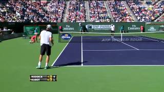 Roddick vs Kubot Indian Wells 2012 R2 HD [upl. by Ttayw]