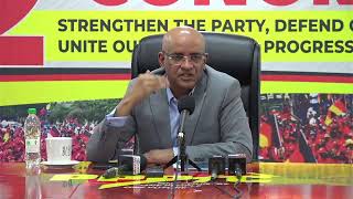 Press Conference by the General Secretary of the PPP Dr Bharrat Jagdeo May 30 2024 [upl. by Llednyl]