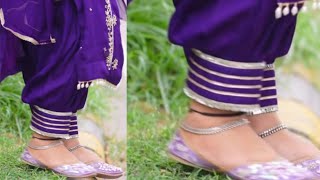 salwar poncha design no 2634 cutting and stitc salwar bottom [upl. by Ceevah]