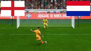 Holanda x Inglaterra  Penalty Shootout  Eurocopa 2024  Fifa 23 FeatDepayHarry Kane 2024 [upl. by Caddaric]