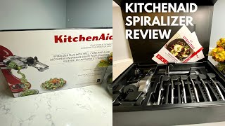 KITCHENAID SPIRALIZER NEWEST REVIEW [upl. by Aisercal472]