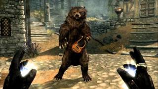 Skyrim  Bear Musician [upl. by Otrevlig]