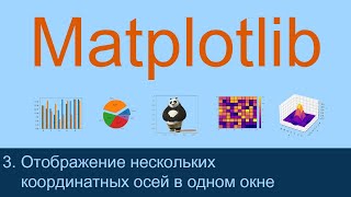 3 Отображение нескольких координатных осей в одном окне  Matplotlib уроки [upl. by Jessica]