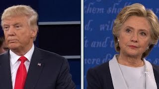 Trump and Clinton are asked to say something nice about each other [upl. by Bunnie]