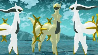 Three Arceus Meet Pokemon Legends Arceus [upl. by Fantasia]