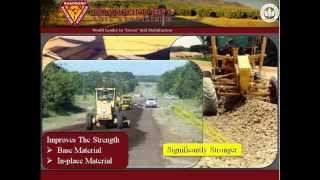 Roadbond EN 1® Soil Stabilizer  Improve Base Material [upl. by Enellij]