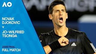 Novak Djokovic v JoWilfried Tsonga Full Match  Australian Open 2008 Final [upl. by Bbor]