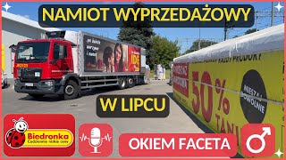 BIEDRONKA‼️ NAMIOT WYPRZEDAŻOWY W LIPCU🐞 ％ CO MOŻNA KUPIĆ PO TANIOŚCI⁉️SPRAWDZAM DLA WAS [upl. by Lednew729]