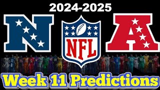 Taylors NFL Week 11 Predictions [upl. by Okihsoy827]