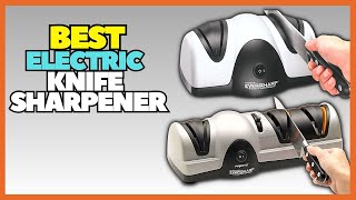 Top 5 Best Electric Knife Sharpener On Amazon 2024 [upl. by Hsirap]