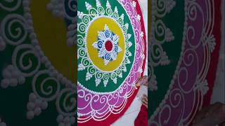 Diwali Rangoli  easy and simple rangoli designs  trending diwali rangolidesign [upl. by Dorina350]