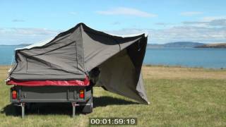 6001 TrailerCampers Tent Setup Short [upl. by Yancey840]