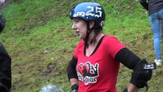 Gloucestershire Cheese Rolling 2017 at Coopers Hill Brockworth [upl. by Ellenwahs]