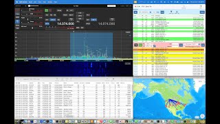 ICOM IC 7300 amp What Software Options FT8 JS8CALL WSJTX SDR Control [upl. by Adnorrehs]