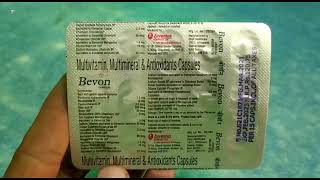 Bevon Capsule  Multivitamin multimineral amp Antioxidant Capsule  Bevon Capsule Uses Review Hindi [upl. by Ahsikar]