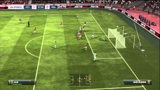 FIFA 13  Tuto geste technique 5 quotTirs en talonnadesquot [upl. by Ashla]