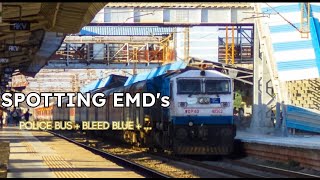 Diesel Trains in Western Railway  Fast EMD Actions  Train Spotting  Indian Railways [upl. by Conley522]