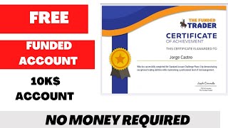 How to get a free funded forex account  Get free forex funded account [upl. by Ridglee]