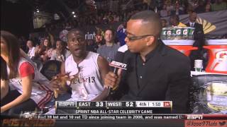 HD Kevin Hart NBA Celebrity all star weekend Houston 2013 Back2Back MVP  Hilarious LOL [upl. by Seitz497]