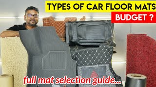 Car floor mats types  how to select right floor mat  3D 5D 7D floor mats explained  Budget [upl. by Meldon]