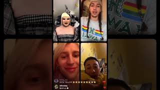 Instagram live Drag Race S16 Q Mirage Nymphia Amanda Morphine Xunami  Jan 25 2024 [upl. by Akemot]