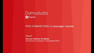 Seminario quotPIGC  Domustudio un passaggio naturalequot [upl. by Ecneps]