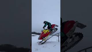 Dirtbikes VS Snowmobiles ❄️ motorcycle shorts snowmobile [upl. by Lily]