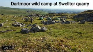 Dartmoor wild camp at Swelltor quarry [upl. by Blake701]