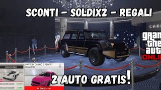 AGGIORNAMENTO SETTIMANALE GTA5 SOLDI DOPPI E AUTO GRATIS🔥🎉 [upl. by Imhskal630]