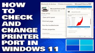 How To Check and Change Printer Port in Windows 1110 Guide [upl. by Esiuqcaj501]