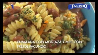 Facundo Ecuador Ensalada de Fréjol con Mostaza y Miel Receta [upl. by Ztnarf302]