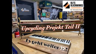 Upcycling Projekt quotUdo Jürgens Tischquot Teil 2 aus einem alten Klavier [upl. by Adiarf606]