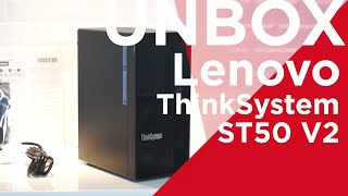 แกะกล่อง Lenovo ThinkSystem ST50 V2 Unbox [upl. by Atiuqrehs]