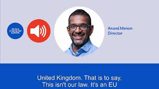 Anand Menon on Spectator Podcast Has the UK adopted EU laws on bottle caps after Brexit [upl. by Assecnirp584]