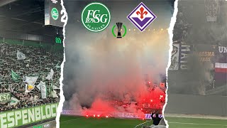 BITTERER ABEND für den FCSG 🫠  MEGA BÖLLER 🧨  FC StGallen v AC Fiorentina Stimmungsvlog [upl. by Bohi]