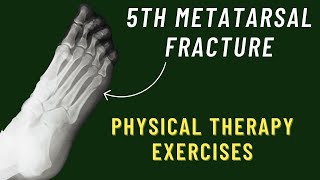 5th Metatarsal Fracture Exercises  Jones Fracture Rehab Exercises  Foot Fracture Physical Therapy [upl. by Adnomal]