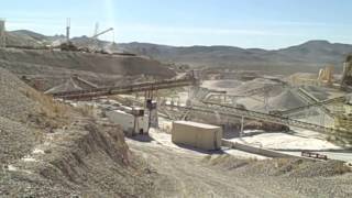 The processing plant at Sloan Quarry an Aggregate Industries operation near Las Vegas [upl. by Sukhum]