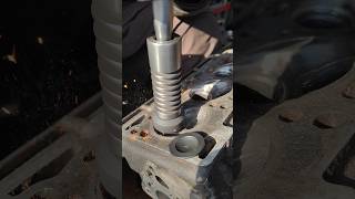 How to engine head valve seat granding [upl. by Lyrred]