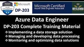 Azure DP203 Data Engineering  DP203 Certification  DP203  Azure DP203  DP 203  Azure Data [upl. by Riancho]