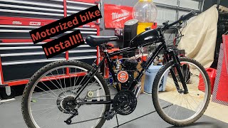 How To Install a Motorized Bike Kit Installing a Motorized Bike Kit Walkthrough [upl. by Eneleh980]