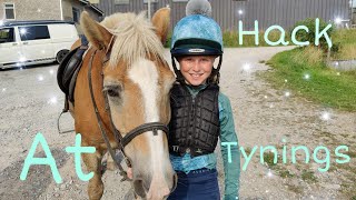 Hack at Tynings  Vlog 2  Equestrian Grace [upl. by Ridglea]