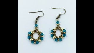 Pretty Drops Earring Tutorial [upl. by Anabella]